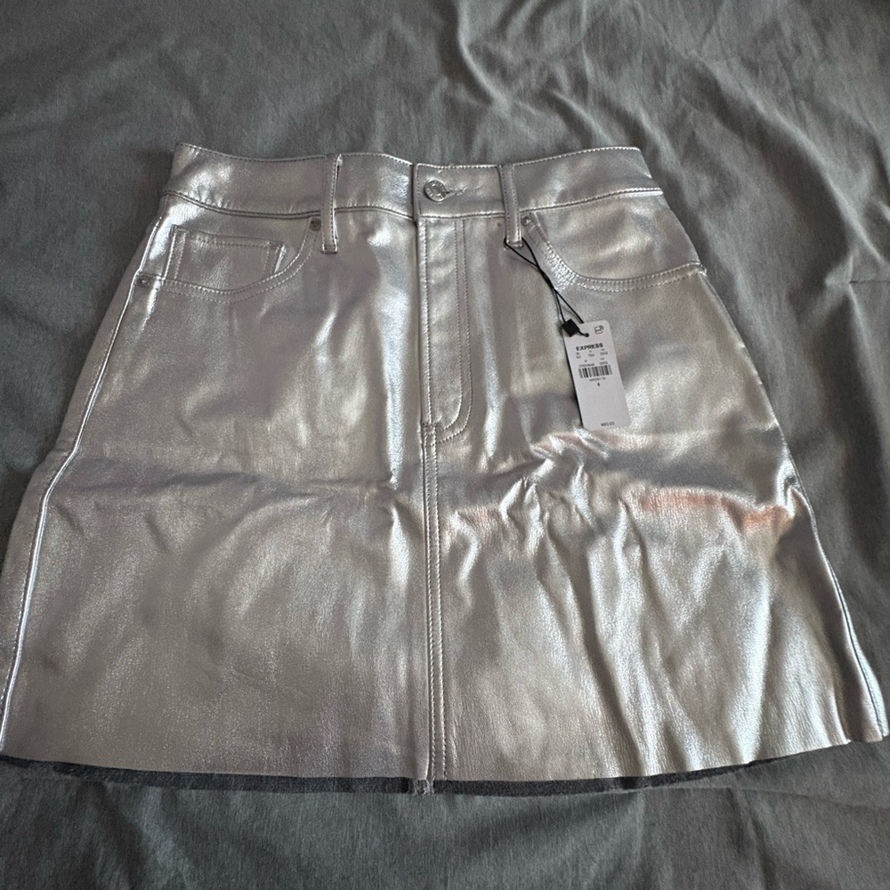 Express Silver skirt